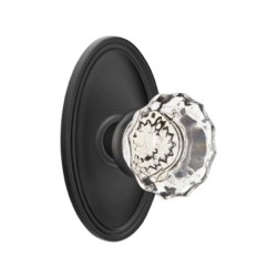 Emtek Astoria Knob with Oval Rosette