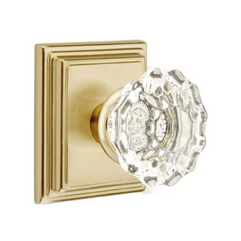 Emtek Astoria Knob with Wilshire Rosette