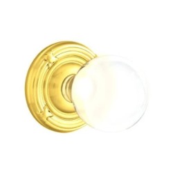 Emtek Bristol Knob with Ribbon and Reed Rosette