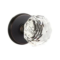 Emtek Diamond Knob with Watford Rosette