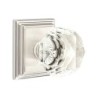 Emtek Diamond Knob with Wilshire Rosette