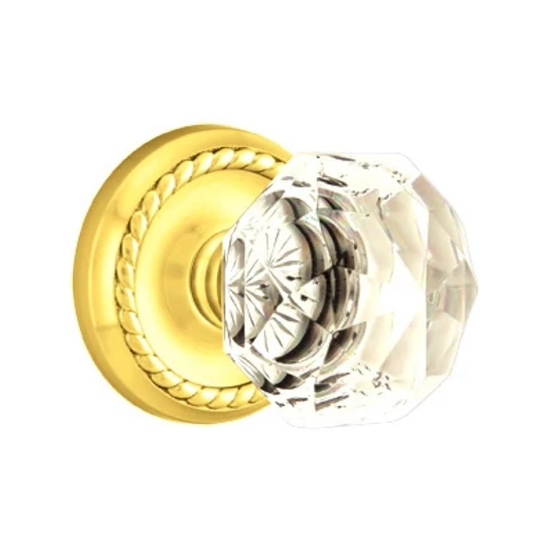 Emtek Diamond Knob with Rope Rosette