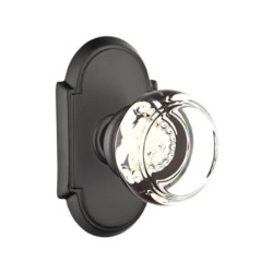 Emtek Georgetown Knob with Style 8 Rosette