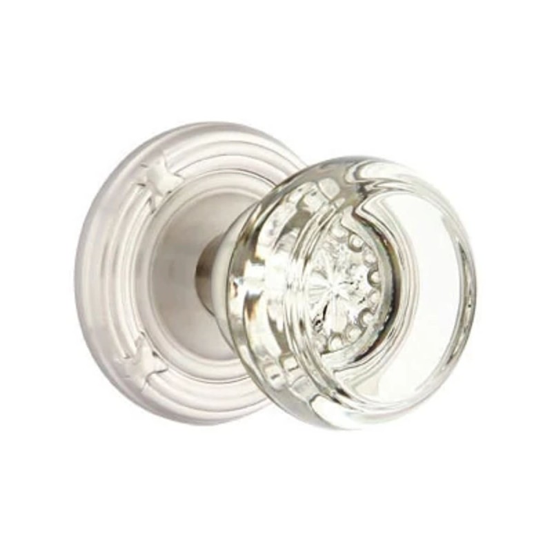 Emtek Georgetown Knob with Ribbon and Reed Rosette