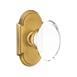 Emtek Hampton Knob with Style 8 Rosette
