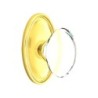 Emtek Hampton Knob with Oval Rosette