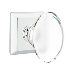 Emtek Hampton Knob with Quincy Rosette