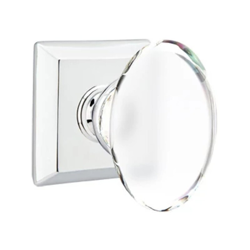 Emtek Hampton Knob with Quincy Rosette