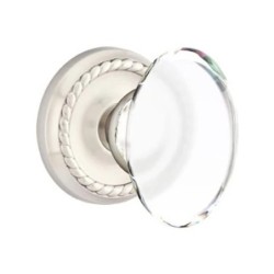 Emtek Hampton Knob with Rope Rosette