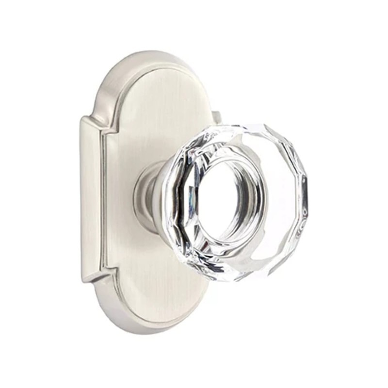 Emtek Lowell Knob with Style 8 Rosette
