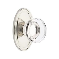 Emtek Lowell Knob with Oval Rosette