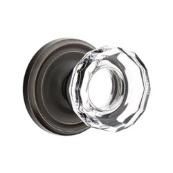 Emtek Lowell Knob with Regular Rosette
