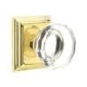 Emtek Lowell Knob with Wilshire Rosette