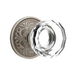 Emtek Lowell Knob with Lancaster Rosette