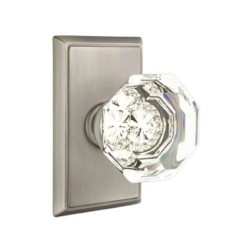 Emtek Old Town Knob with Rectangular Rosette