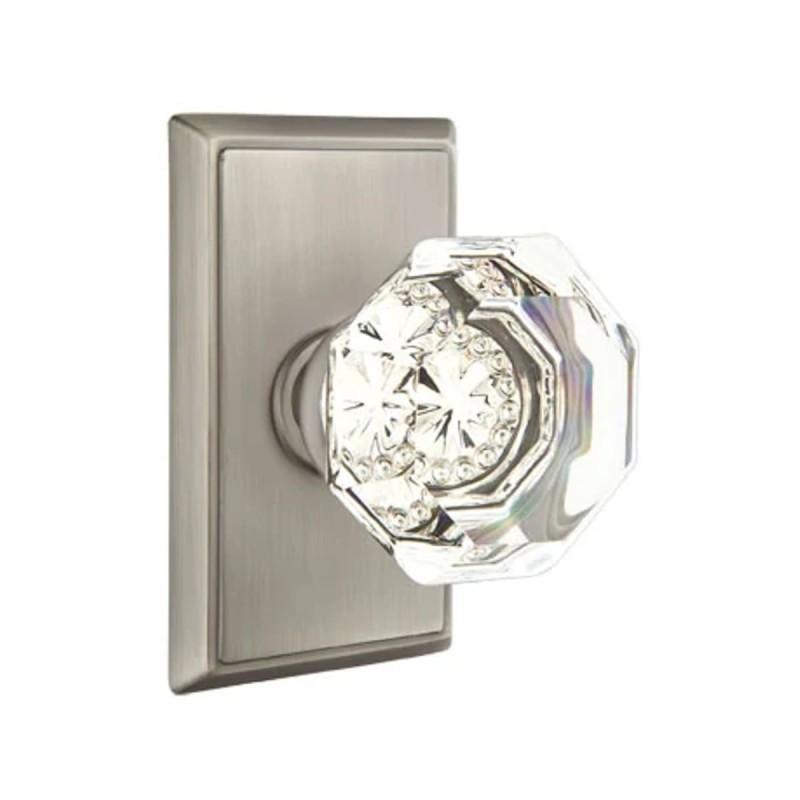 Emtek Old Town Knob with Rectangular Rosette