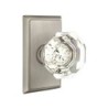 Emtek Old Town Knob with Rectangular Rosette