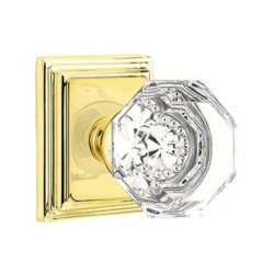 Emtek Old Town Knob with Wilshire Rosette