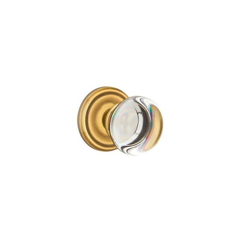 Emtek Providence Crystal Knob with Regular Rosette