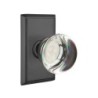 Emtek Providence Crystal Knob with Rectangular Rosette