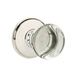 Emtek Providence Crystal Knob with Watford Rosette