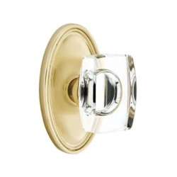 Emtek Windsor Knob with Oval Rosette