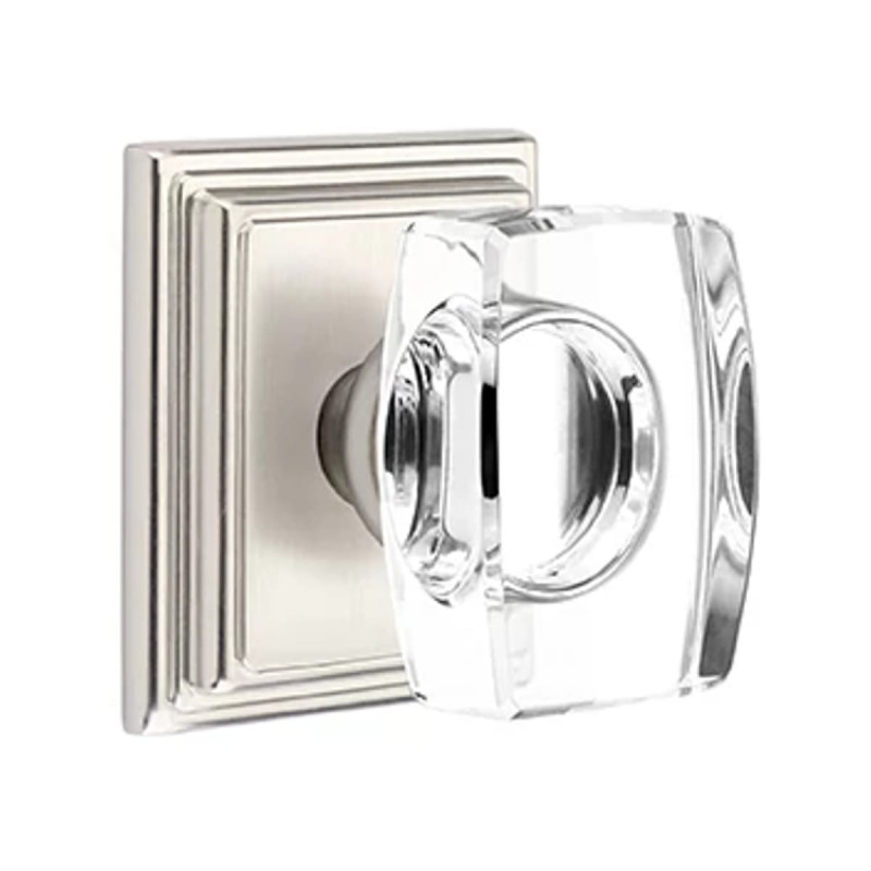Emtek Windsor Knob with Wilshire Rosette
