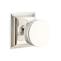 Emtek Bern Knob with Wilshire Rosette
