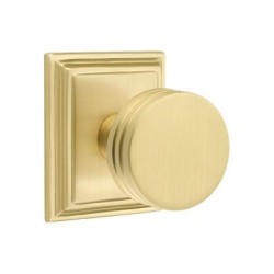 Emtek Bern Knob with Wilshire Rosette