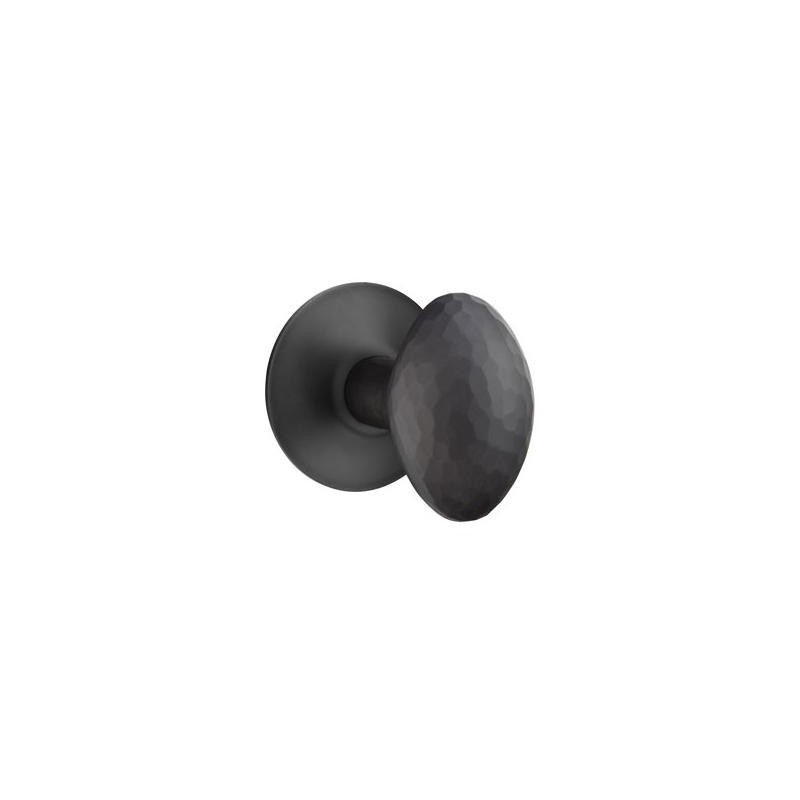 Emtek Hammered Egg Knob with Modern Rosette