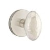 Emtek Hammered Egg Knob with Disk Rosette