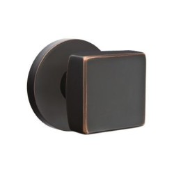 Emtek Square Knob with Disk Rosette