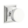 Emtek Bern Knob with Wilshire Rosette