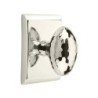 Emtek Hammered Egg Knob with Neos Rosette
