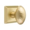 Emtek Hammered Egg Knob with Quincy Rosette