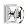 Emtek Hammered Egg Knob with Wilshire Rosette