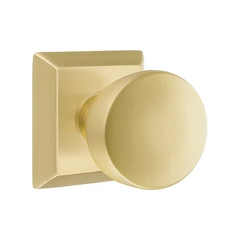 Emtek Laurent Knob with Quincy Rosette