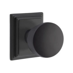 Emtek Laurent Knob with Wilshire Rosette