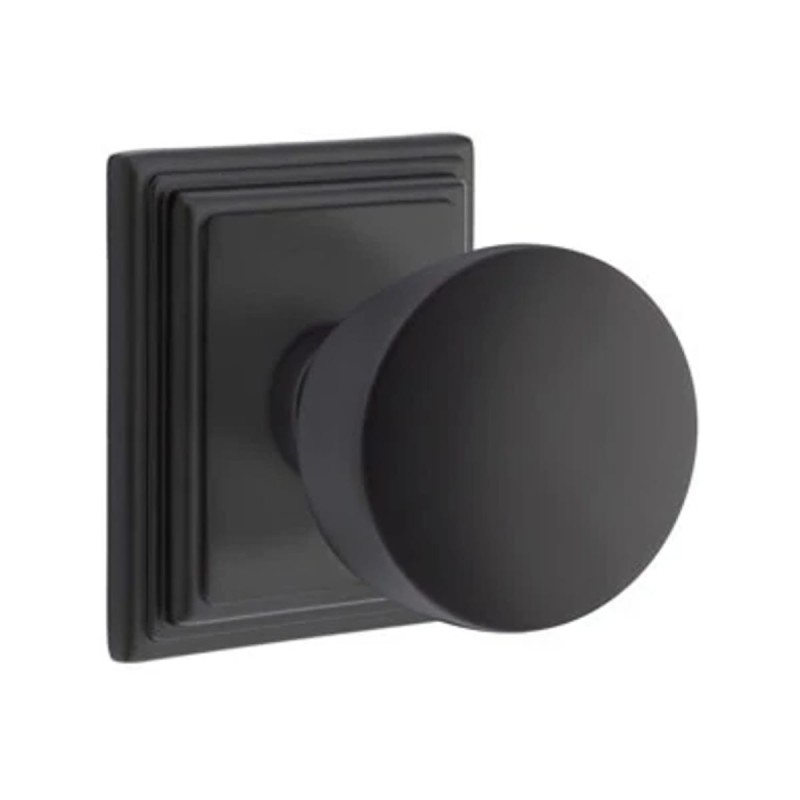 Emtek Laurent Knob with Wilshire Rosette