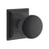 Emtek Laurent Knob with Wilshire Rosette