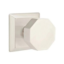 Emtek Octagon Knob with Quincy Rosette