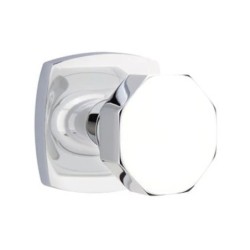 Emtek Octagon Knob with Urban Modern Rosette