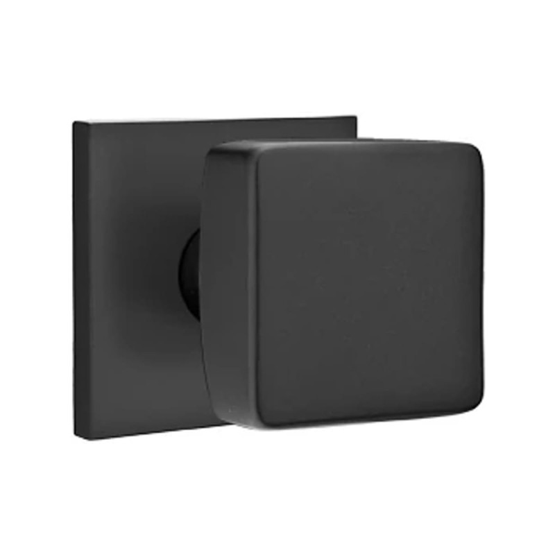 Emtek Square Knob with Square Rosette