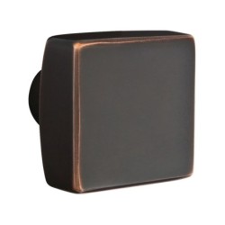 Emtek Square Knob with Quincy Rosette