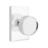 Emtek Verve Knob with Modern Rectangular Rosette