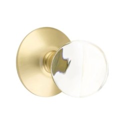 Emtek Bristol Knob with Modern Rosette