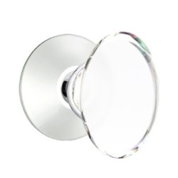 Emtek Hampton Knob with Modern Rosette