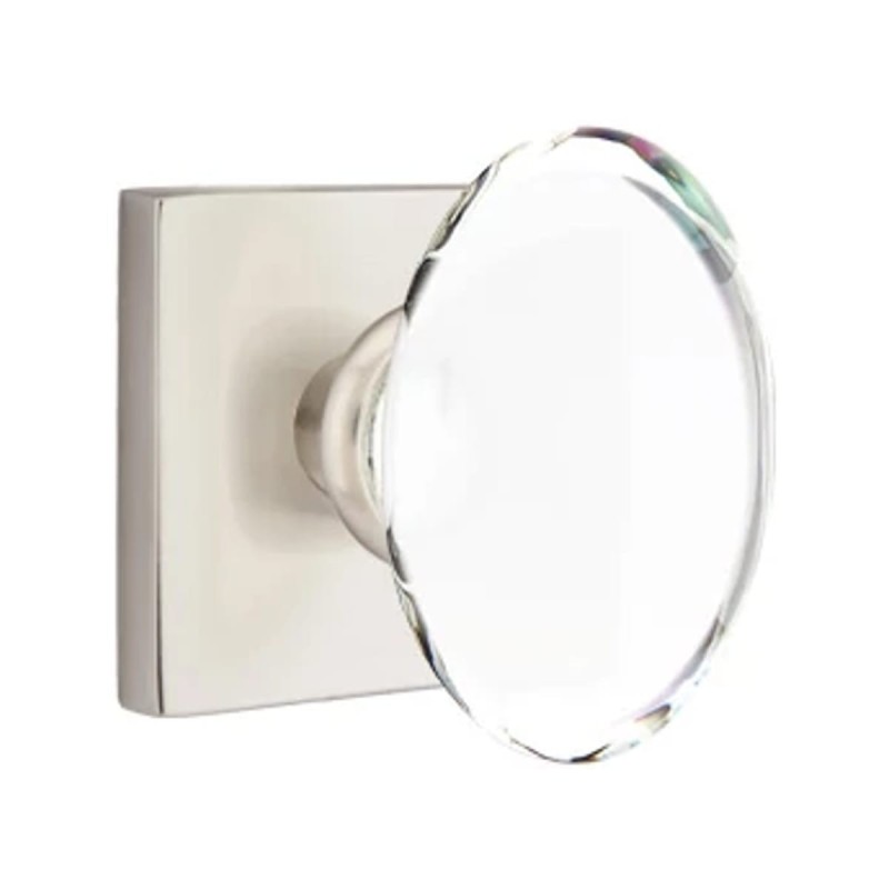 Emtek Hampton Knob with Square Rosette