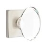 Emtek Hampton Knob with Square Rosette