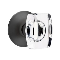 Emtek Windsor Knob with Modern Rosette